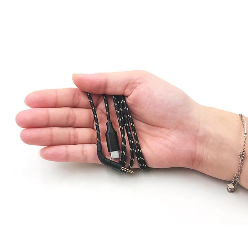 Durable Cable for B&W P7 Headphone Extension Cord Nylon/TPE Wire Improve Your Listen Experience Hifi Sound Cord 120cm