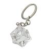 3D Ice Cube 3D геометрический ледяной брелок прозрачный ледяной куб акриловый кулон цинковый сплав подвески подарки