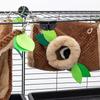 2pcs/set Plush Hanging Hammock Tunnel Hideout Warm Double-layer Pet Sleeping Bag Supplies