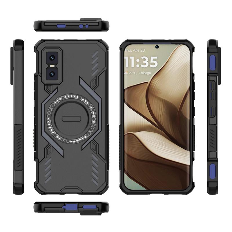 KEYSION Полый чехол с теплоотводом для Infinix GT 30 Pro 5G TPU+PC Магнитное охлаждение Ударопрочный чехол для телефона для Infinix GT 30