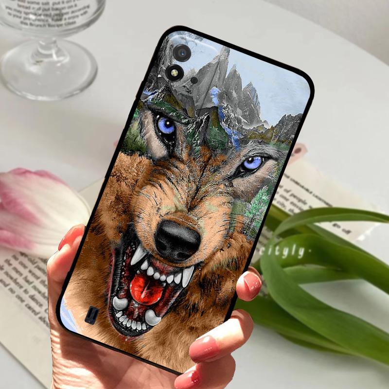 For OPPO Realme Narzo 50i Case 50i Prime Beach Sunset Shockproof Silicone Phone Cover For Narzo 50A Bumper Shells 50A Prime