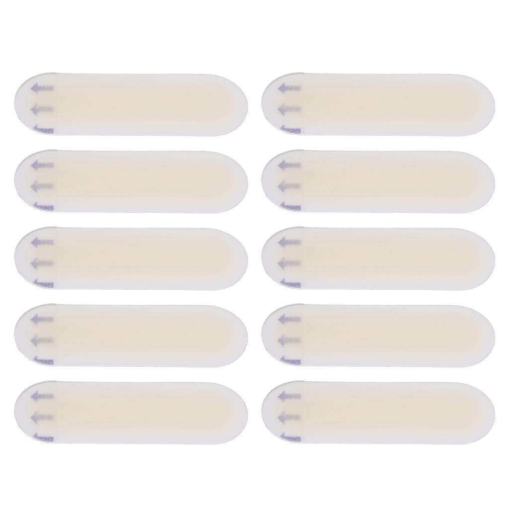 10 шт. гелевых накладок для защиты от мозолей 20x60 мм, наклейки для защиты от мозолей, предотвращающие износ стопы, гелевые накладки на высокие каблуки