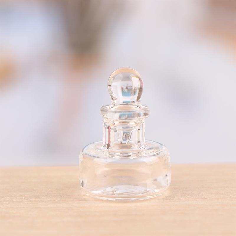 1Pc Doll House Mini Decoration Cute Glass Bottle European Vintage Pot