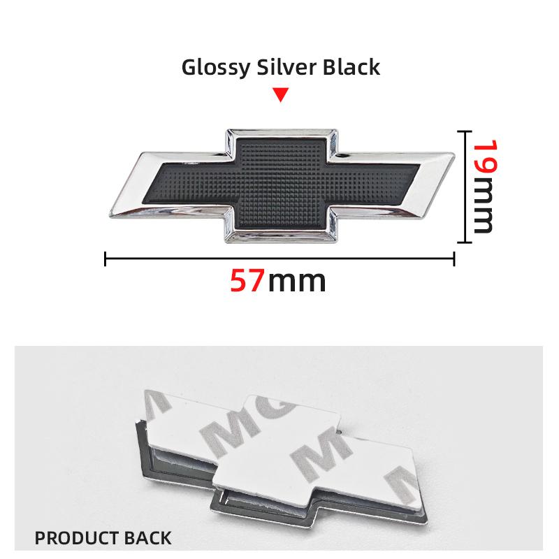 129mm 150mm 195mm 204mm 208mm 228mm Car Front Logo Grill Rear Bumper Tail Door Trunk Emblem Sticker 3D Accessories For Chevrolet