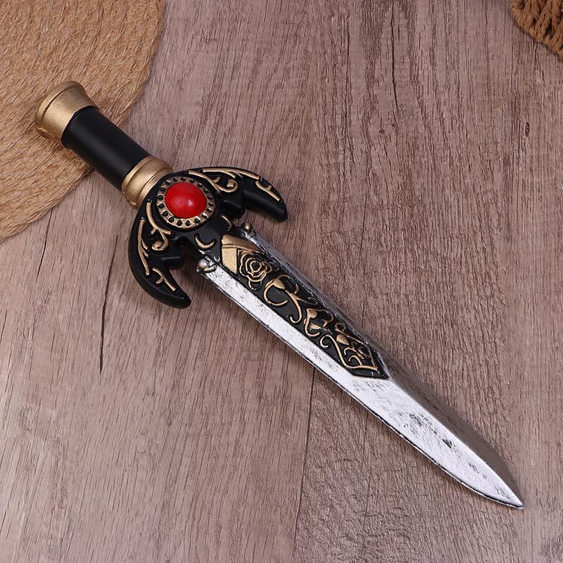 Моделирование Pu Кинжал Детский Меч Оружие Фильм Косплей Меч Реквизит Ролевая Игра Подарок Безопасное Оружие Модель Игрушка Детские Подарки