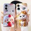 Silicone Case For Xiaomi Poco M7 4G Case Cute Cat Flowers Soft Slim Phone Cases For Xiaomi Poco M7 PocoM7 4G Cover Bumper