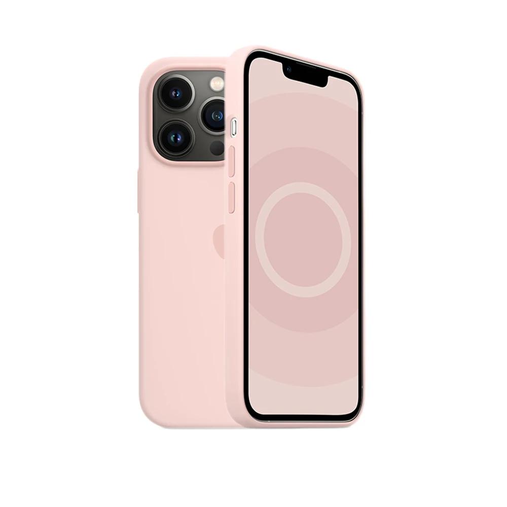 Apple Animation Magsafe Liquid Silicone Magnetic Case For iPhone 13 Pro Max Pro Case Wireless Charging Drop Protect Cover