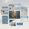 Мини-постер Daily Snug Blue Sea Wave Emotional Postcard + наклейка Giveaway 16p set