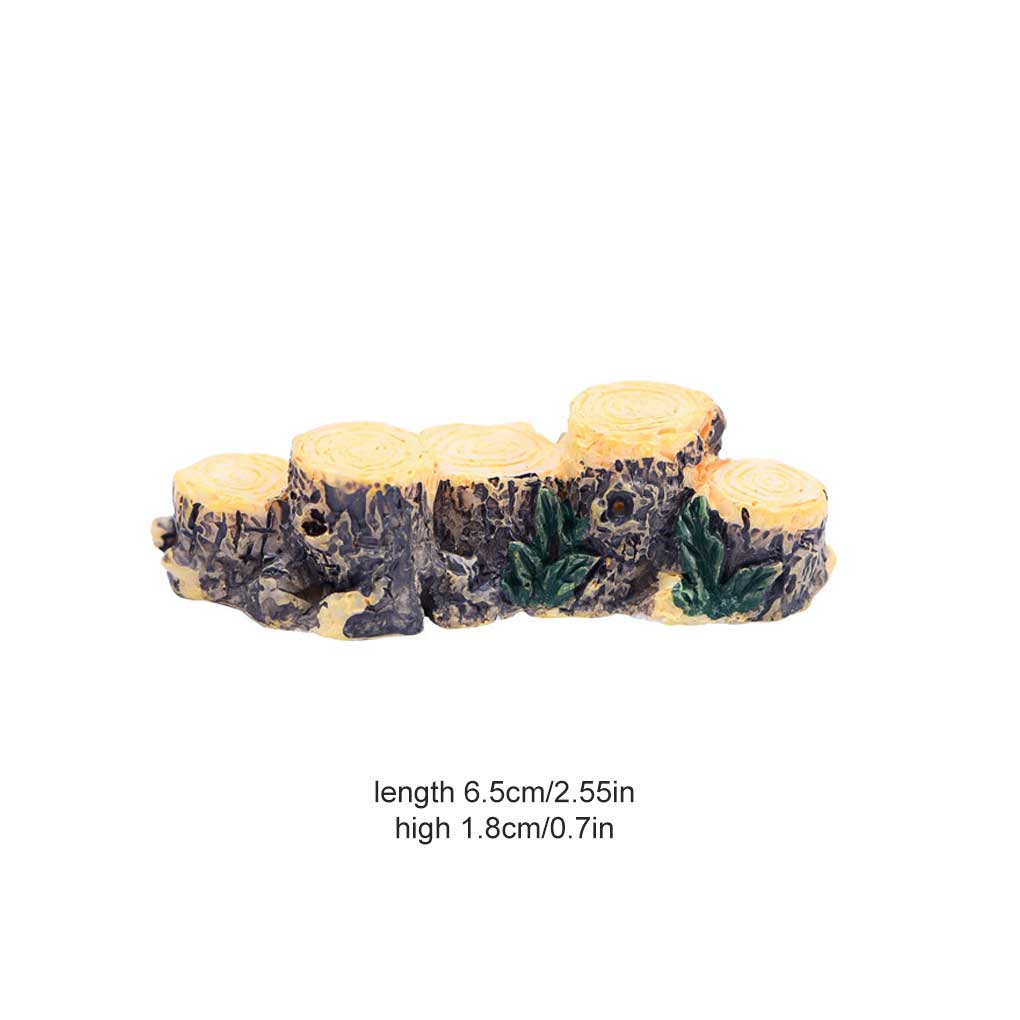 Handmade Stump Bridge For Micro Landscape Decoration Unique Style Fairy Garden Miniatures Tree Stump