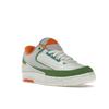 Titan x Air Jordan 2 Retro Low Женские кроссовки Cream Sail Safety-Orange DV6206-183