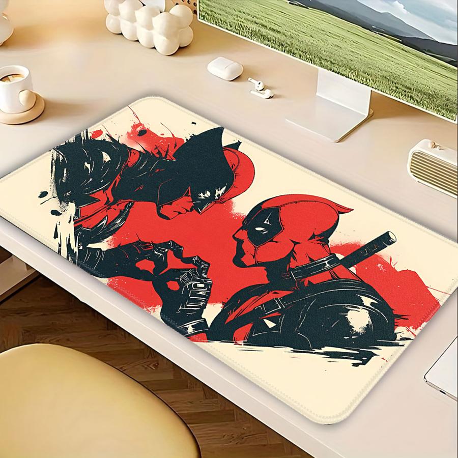 Marvel Deadpool Wolverine Cute Mouse Pad office Pad Computer Laptop Pad Desk accessories Game Console Pad Keyboard Mouse Pad