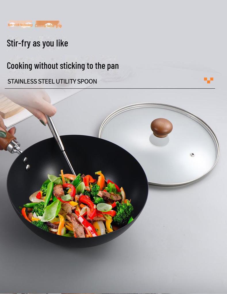 Mini Non-Stick Iron Pot: Multi-Purpose Milk, Soup & Hot Pot for Induction Cookers