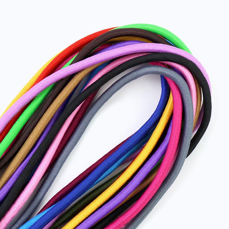 2/5/10 метров Meetee 5 мм Эластичные веревки для пояса Цветная резинка Одежда Сумки Растягивающийся шнур Швейные аксессуары для одежды