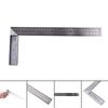 1X Stainless Steel 15X30Cm 90 Degree Angle Metric Try Mitre Square Ruler Scale