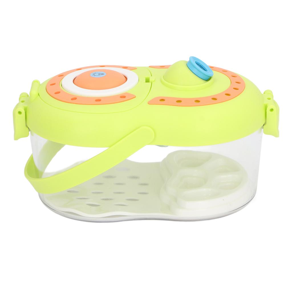 Bug Observation Box Breathable Portable Bug Catcher Cage with Magnifying Glass LED Light for Kids