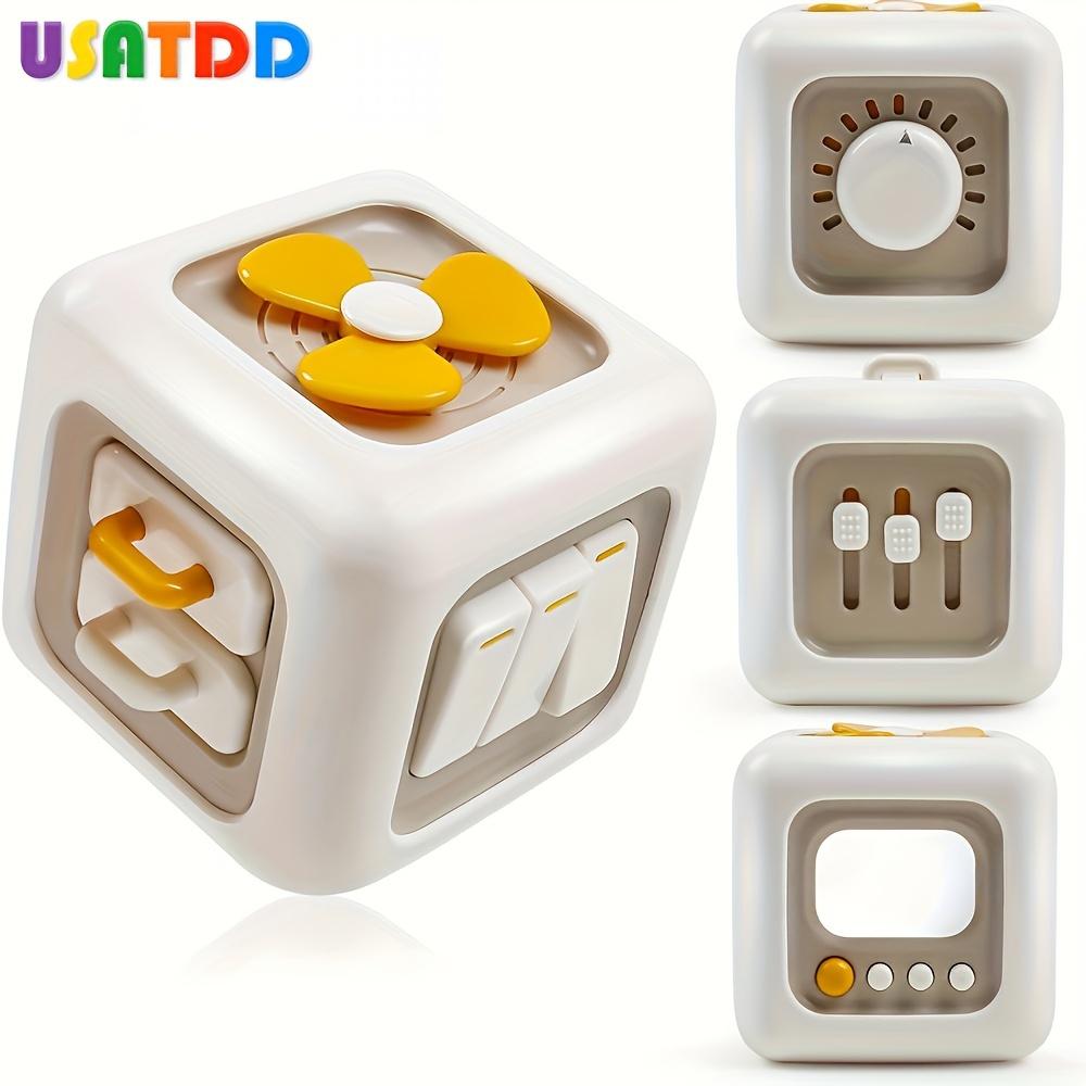 Geometric Perception for Toddlers Magic Cube, Early Childhood Development Educational Toys, Brain Exercise,Travel Friendly, ABS Material, Color Mixing