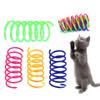 8/20 Pack for Cat Tube Spring Toy Interactive for Cat Toy for Indoor Cats Colorful Tube Plastic Coil for Kittens To Swa