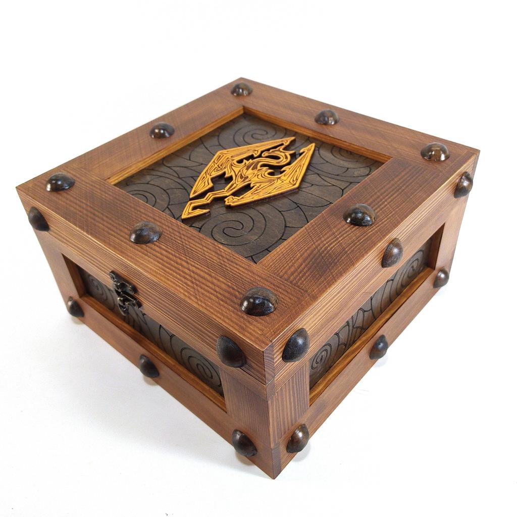Ящик с крышкой World of Warcraft Орда 24,5x24,5x14 cm Дерево Лак