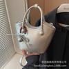 Niche Design Large-capacity Bag Female 2025 Autumn and Winter New Internet Celebrity Hand Carry Commuter Vegetable Basket Portable Bucket Bag