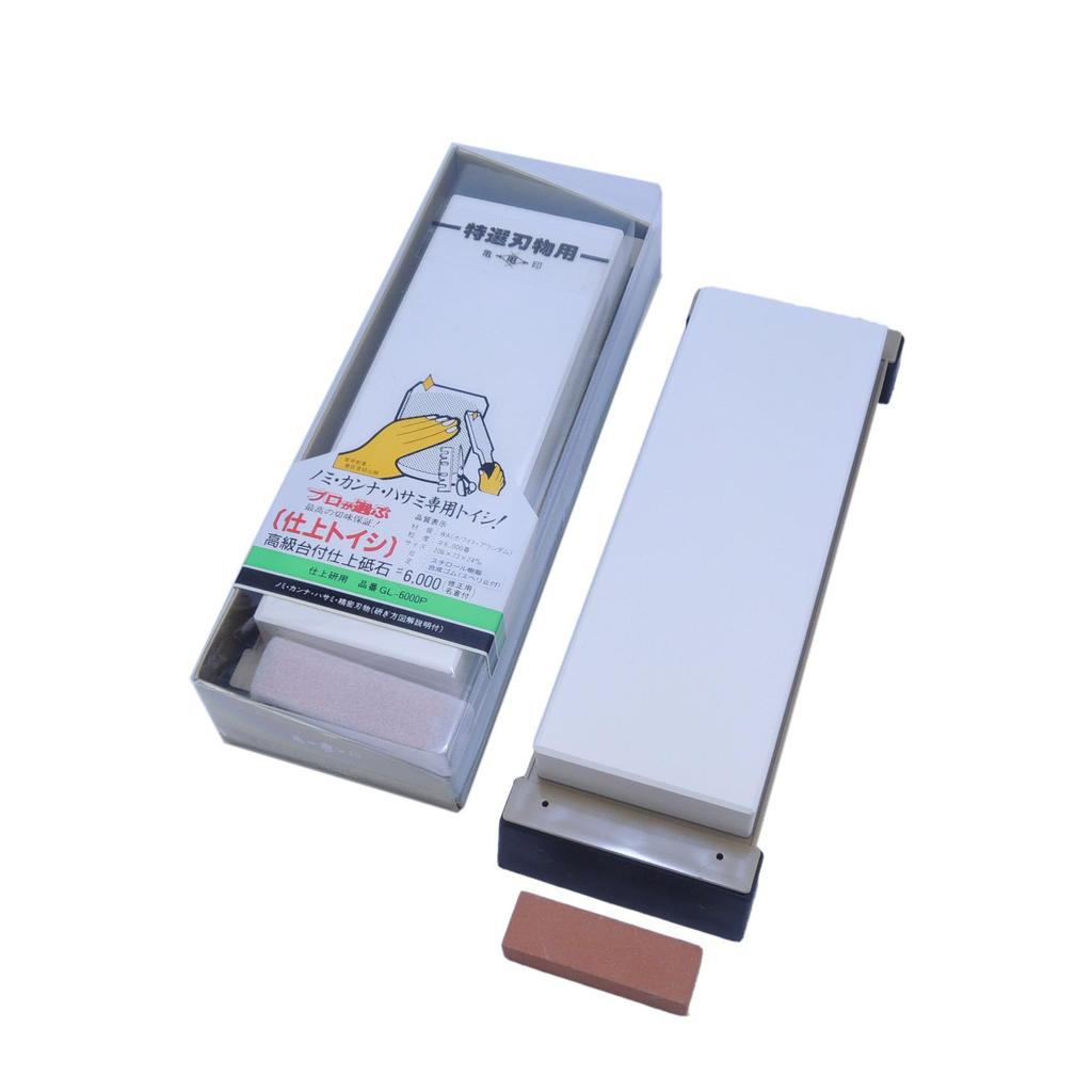 Премиальный финишный точильный камень Kamejirushi с исправленным названием 206x73x24мм #6000 (Отделочный точильный камень) GL-6000P