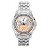 Calendrier Moon Phase Stainless Steel Salmon Dial Eco-Drive BU0080-52X 100M Men's Watch
