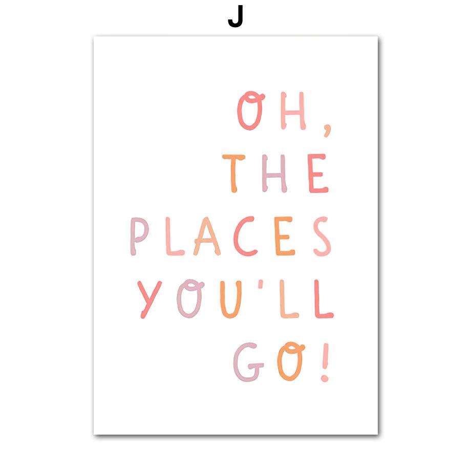 Картина на холсте Звезда Луна Радуга Облако Вдохновляющие Плакаты Печать Детские Скандинавские Детские Настенные Картины Декор Детской Комнаты Для Девочек