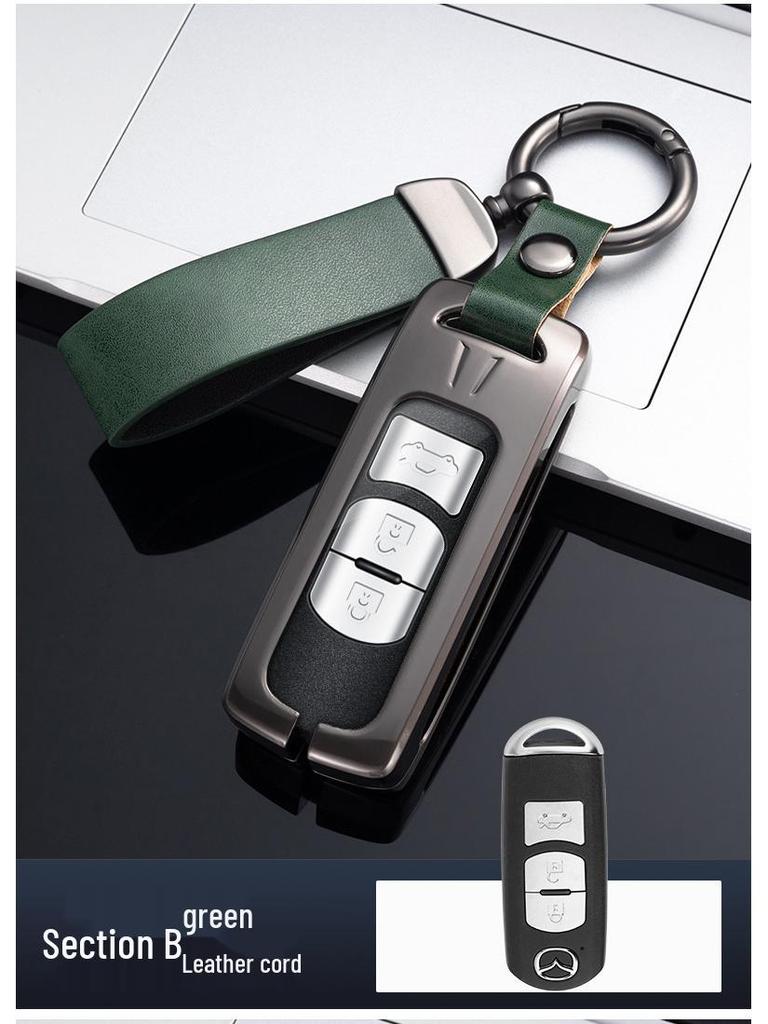 Mazda Key Cover for Models 3, Axela, CX4, Atenza, CX5, Ruiyi, CX30, and Next 6