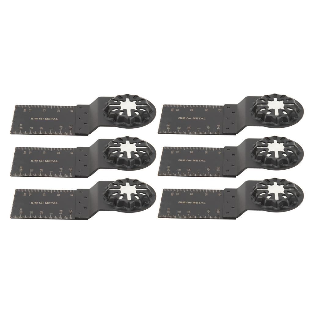 10 шт. Колеблющееся пильное полотно 34 мм Биметаллическое Многофункциональный режущий инструмент Набор Комплект для Starlock