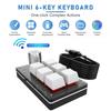 Macro Keyboard Bluetooth USB Custom 6 Key 1 Knob Programming Mechanical Keyboard Hot Swap Custom Keypad RGB Mini Gaming Keyboard