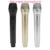 Realistic Prop Microphone for Karaoke Dance Shows Practice Microphone Prop for Karaoke