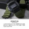 Ремешок 24 мм Замена ушка Военная Пользовательская деталь [MOD] G-SHOCK DW-5600, DW-6900, GA-100, GA-110, GA, GW-M5610 Адаптер, Ширина, Ремешок, (Оливково-зеленый)