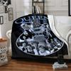 1pc Queen Band Flannel Blanket, Soft Skin Friendly with Digital Printing, Various Sizes Available for Family, Friends, Birthday