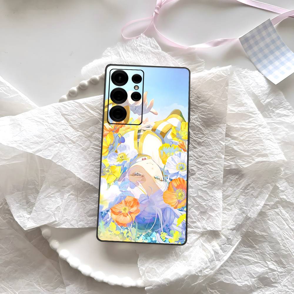 Аниме Фрирен Милый Чехол Для Телефона Для Samsung S 24 Fe 25 Ultra Plus 20 Lite 21 30 22 23 24 22 Ultra 5G Fundas