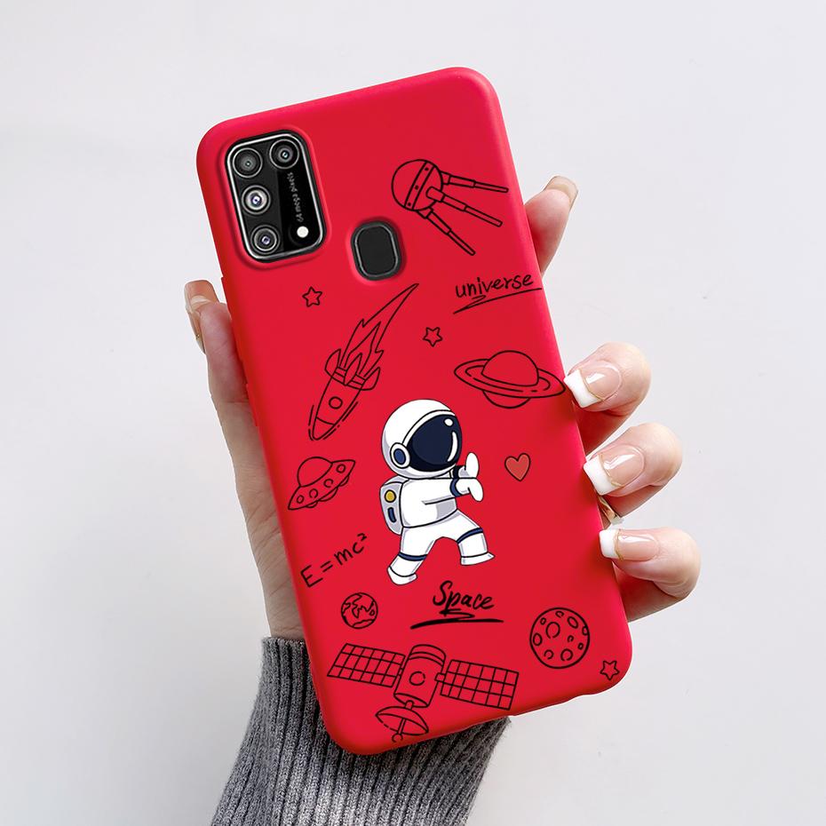 Силиконовый чехол для Samsung M31 M 31 Чехол Милый Кролик Панда Ударопрочный чехол для телефона для Samsung Galaxy M31s M31 s M315F M317F Etui