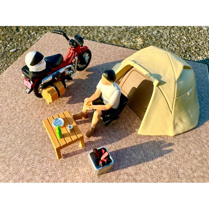 TOMYTEC Geocore64 Car Snap 30a Solo Camp Honda CT125 Hunter Cub 1/64 Scale