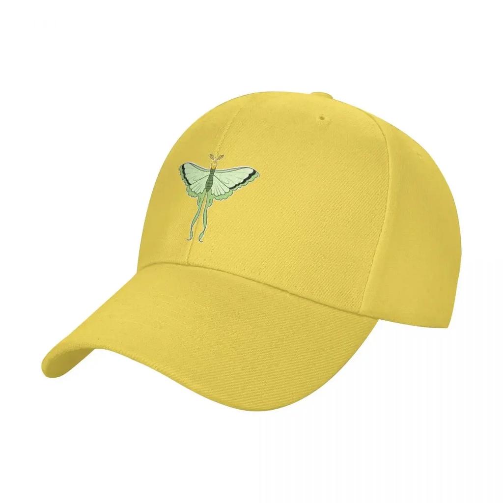 Luna Moth Baseball Cap Luxury Brand Anime Hat Hat Beach Golf Wear Men Womens
