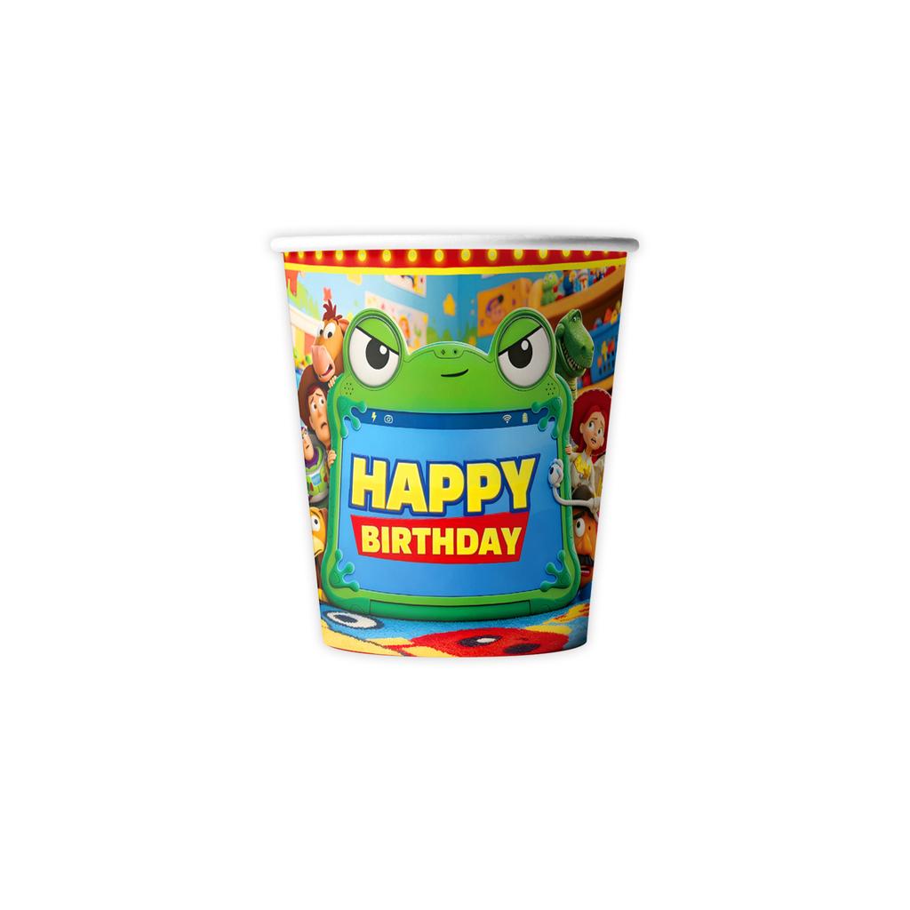 Toy Story Theme Party Supplies, Disposable Paper Plates Cups Napkins for Birthday Party Decoration Props Scene Decor, Kids Holiday Favor Set