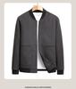 Jovo Spring and Autumn Cotton Wool Baseball Collar Coat