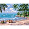 5D DIY Diamond Painting Beautiful Seaside Scenery Embroidery Mosaic Cross Stitch Rhinestone Decor