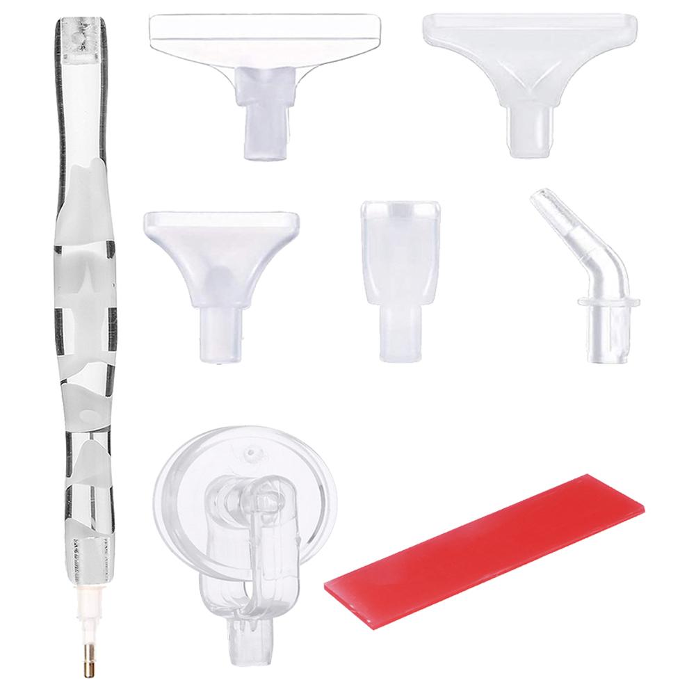 Стилус для алмазной живописи с клеем-пластилином, ролик, набор ручек для алмазной живописи, смола, ручка для 5D алмазной живописи для DIY 5D алмазной живописи