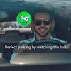 Garage Tennis Parking Aid 7cm Garage Hanging Ball 4m Elastic Rope PU Foam Ball Car Parking Sign Decoration General Car Ornament