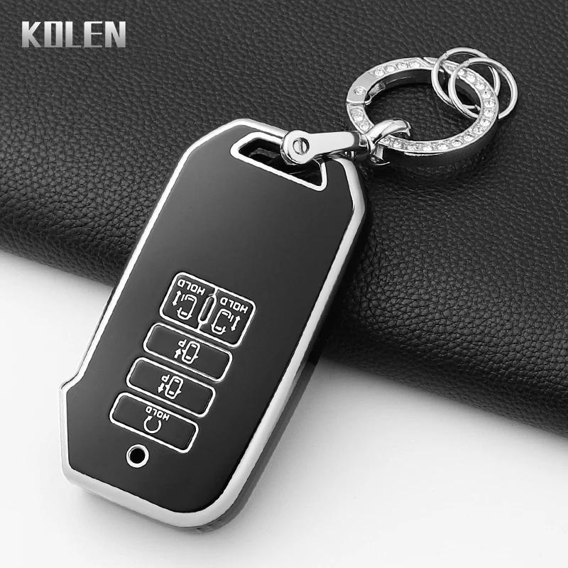 Модный ТПУ Чехол для Автомобильного Ключа Брелок Для Kia K2 Kx Rio Sorento K4 Cerato Forte Picanto Stonic Carnival Niro Morning Verna Sportage