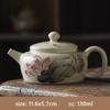 Изысканный керамический чайник, расписанный вручную, чайник Lotus Xishi, фильтр с отверстием в форме шара, красивое ситечко для заваривания чая, принадлежности для традиционной чайной церемонии