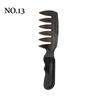 Угловая расческа, мужская расческа для укладки спины в стиле ретро, ​​расческа с текстурой широких зубьев, двухсторонняя расческа с вставкой, расческа с масляной головкой