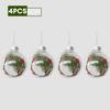 1~8pcs Clear Plastic Christmas Ball Ornaments Xmas Tree Hanging Pendant 2025 Christmas Home Decoration Gifts