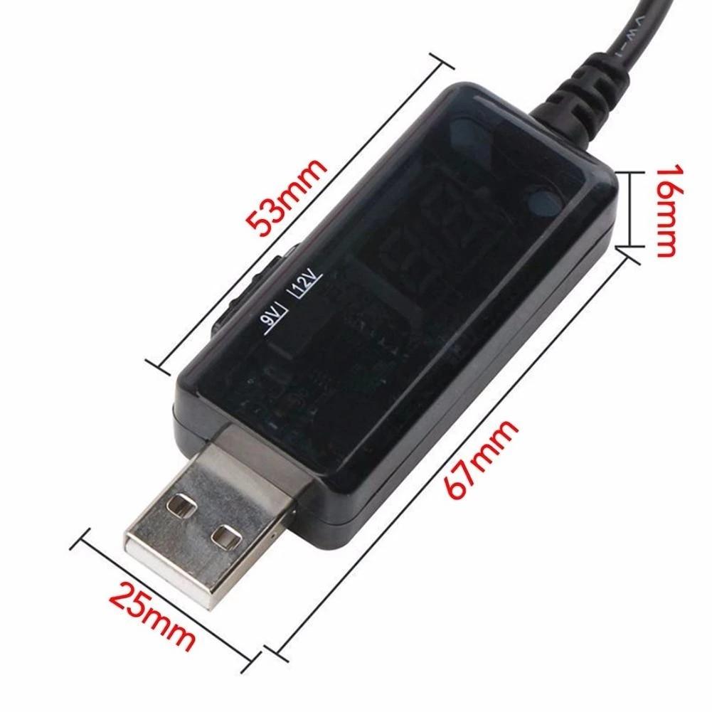 USB 5V в 9V и 12V-USB повышающий преобразователь питания - С дисплеем