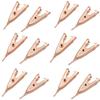 20pcs Copper Copper Plated  Alligator Clips Electrical Testing Clips  Electrical Battery Clamp Test