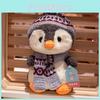 Scarf Penguin Plush Toy Cartoon Child Bedroom Decoration Scene Doll Backpack