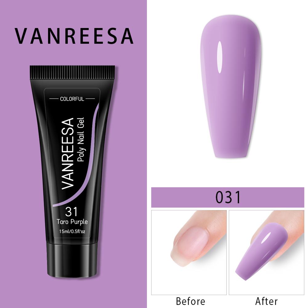 VANREESA 36 цветов поли гель для наращивания ногтей быстро наращивающий гель-лак для маникюра