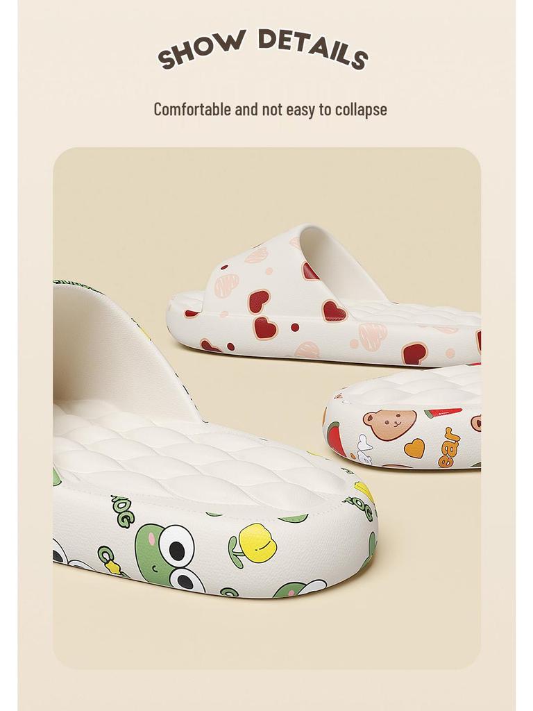 Unisex Summer Soft-Soled Slippers: Cushioned and Slip-Resistant for Home or Outdoor Wear